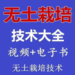 无土栽培视频教程蔬菜无土栽培教程原理无土种植栽培视频技术资料